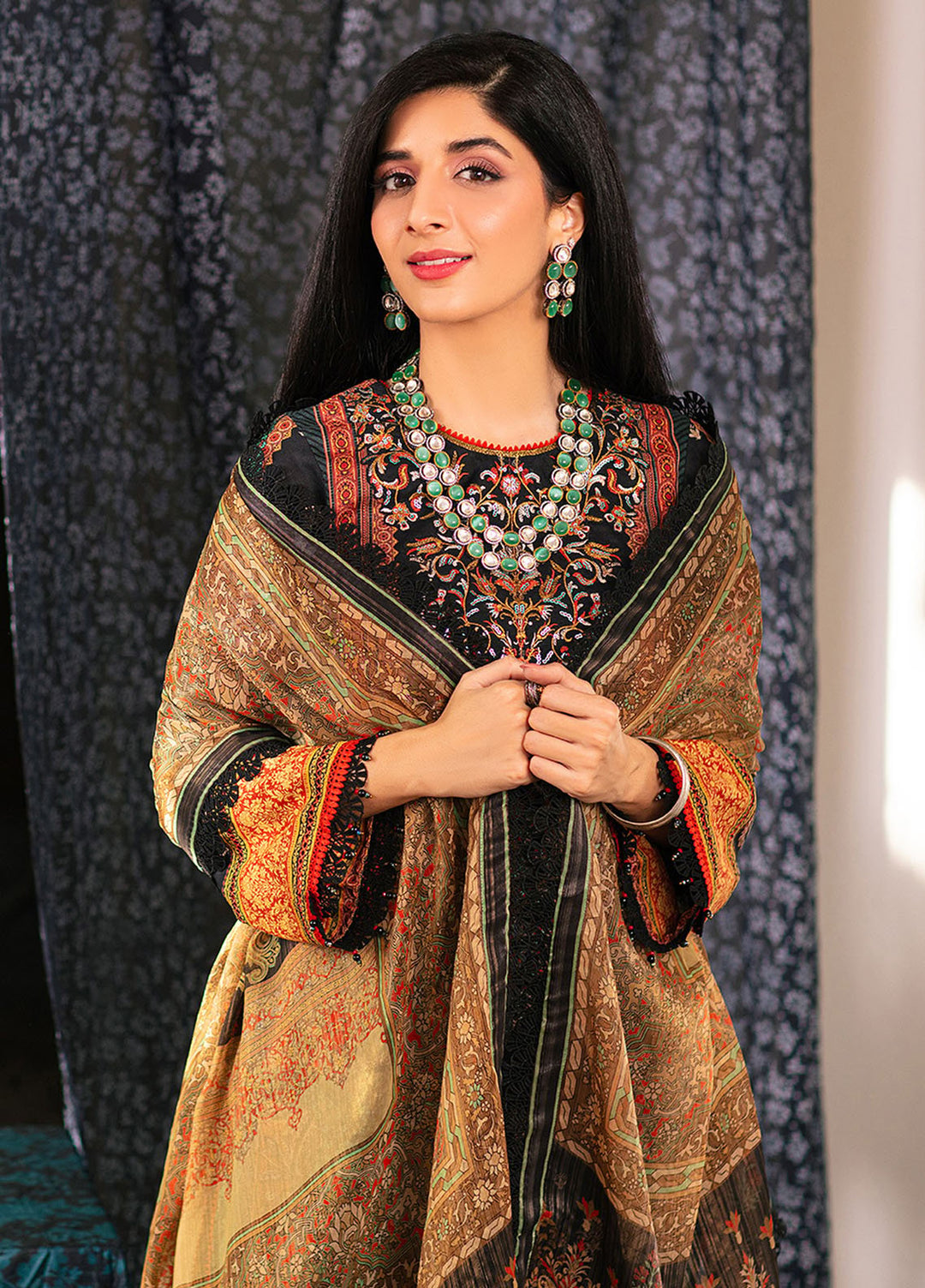 Aira by Asim Jofa Embroidered Lawn Suits Unstitched 3 Piece AJ24AS AJAR-18 - Summer Collection