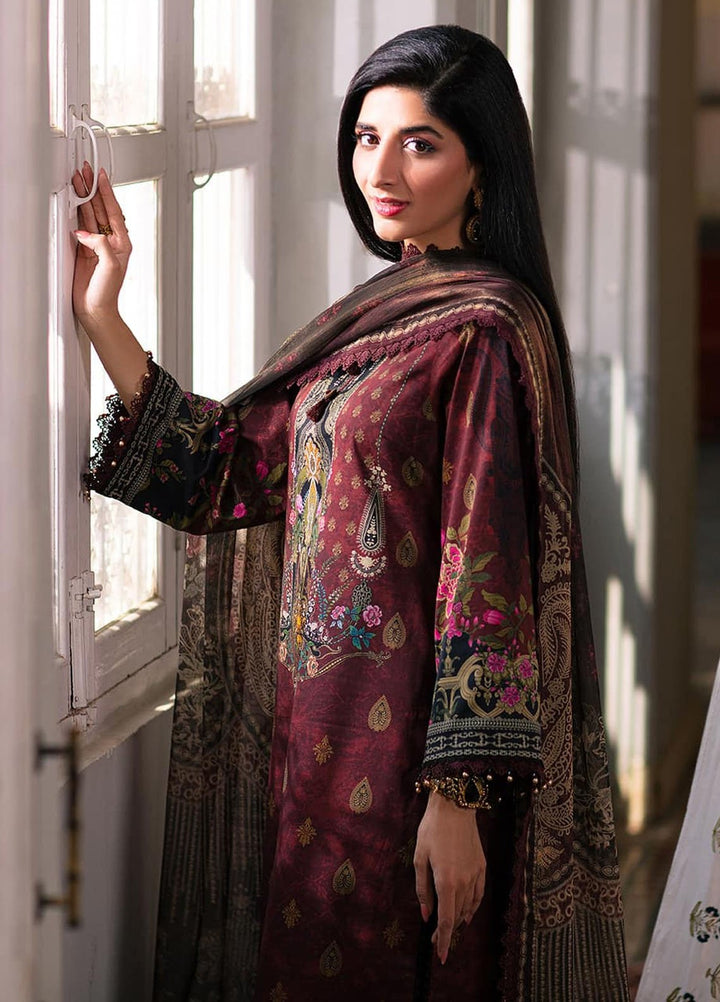 Aira by Asim Jofa Embroidered Lawn Suits Unstitched 3 Piece AJ24AS AJAR-19 - Summer Collection