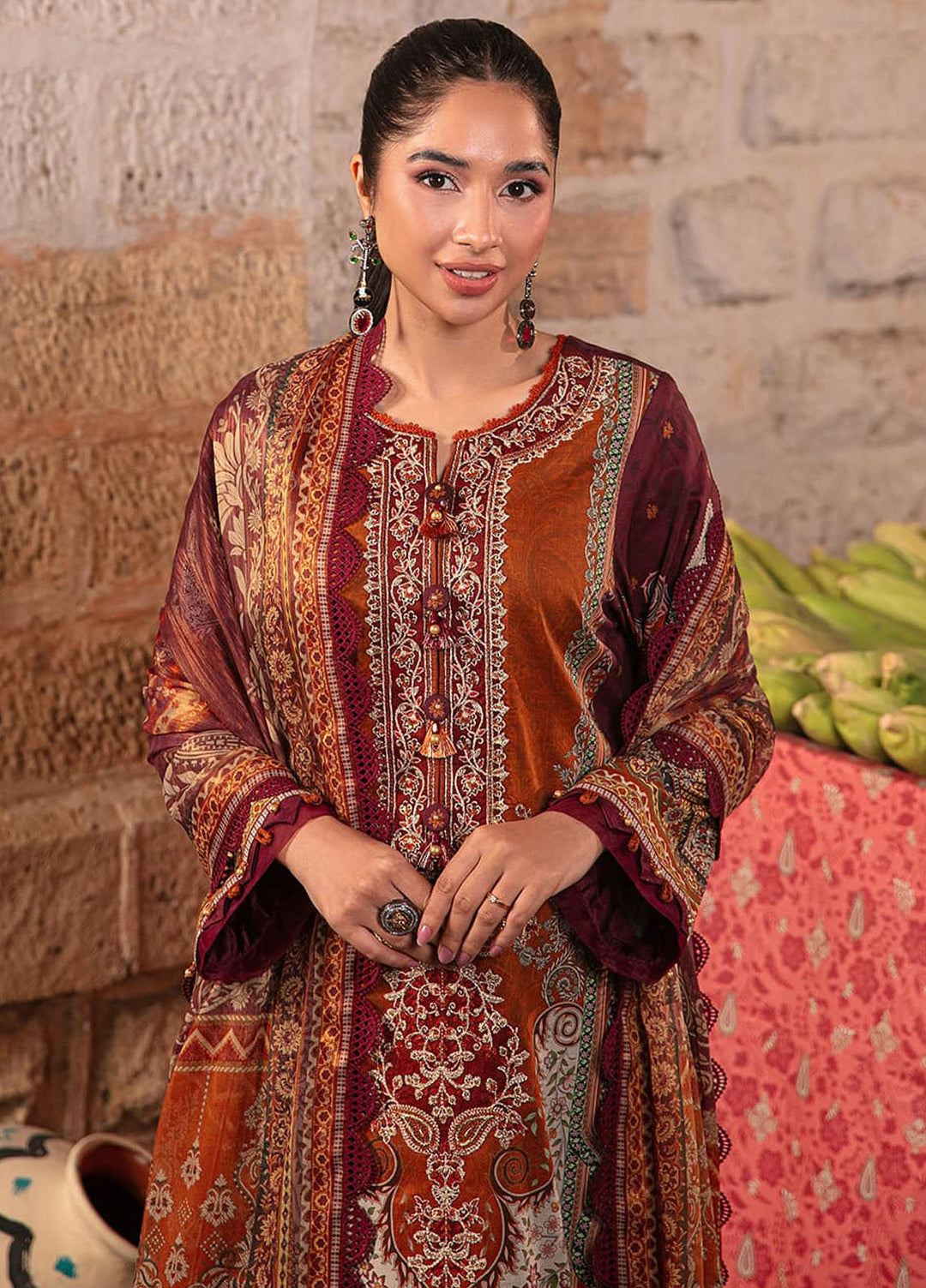 Aira by Asim Jofa Embroidered Lawn Suits Unstitched 3 Piece AJ24AS AJAR-20 - Summer Collection