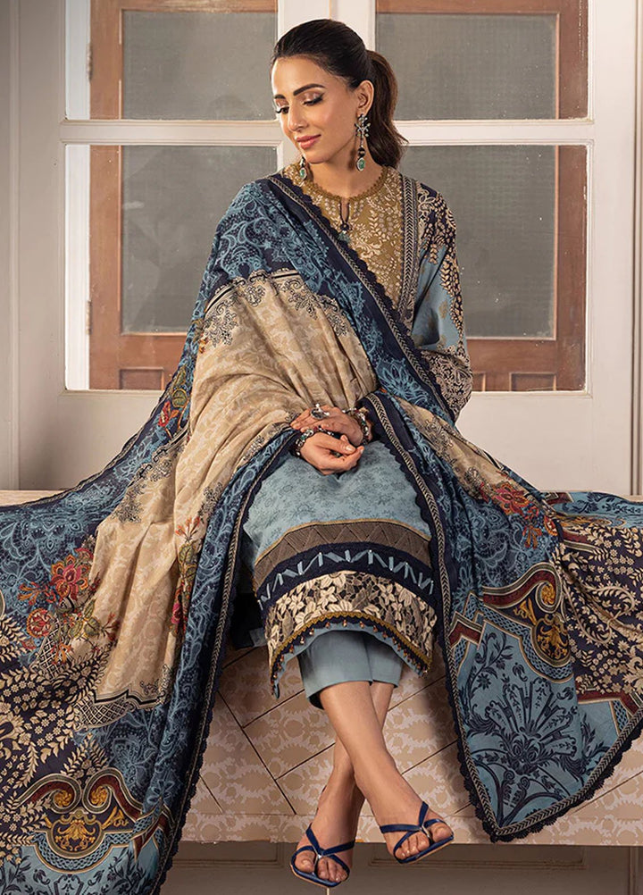 Aira by Asim Jofa Embroidered Lawn Suits Unstitched 3 Piece AJ24AS AJAR-27 - Summer Collection
