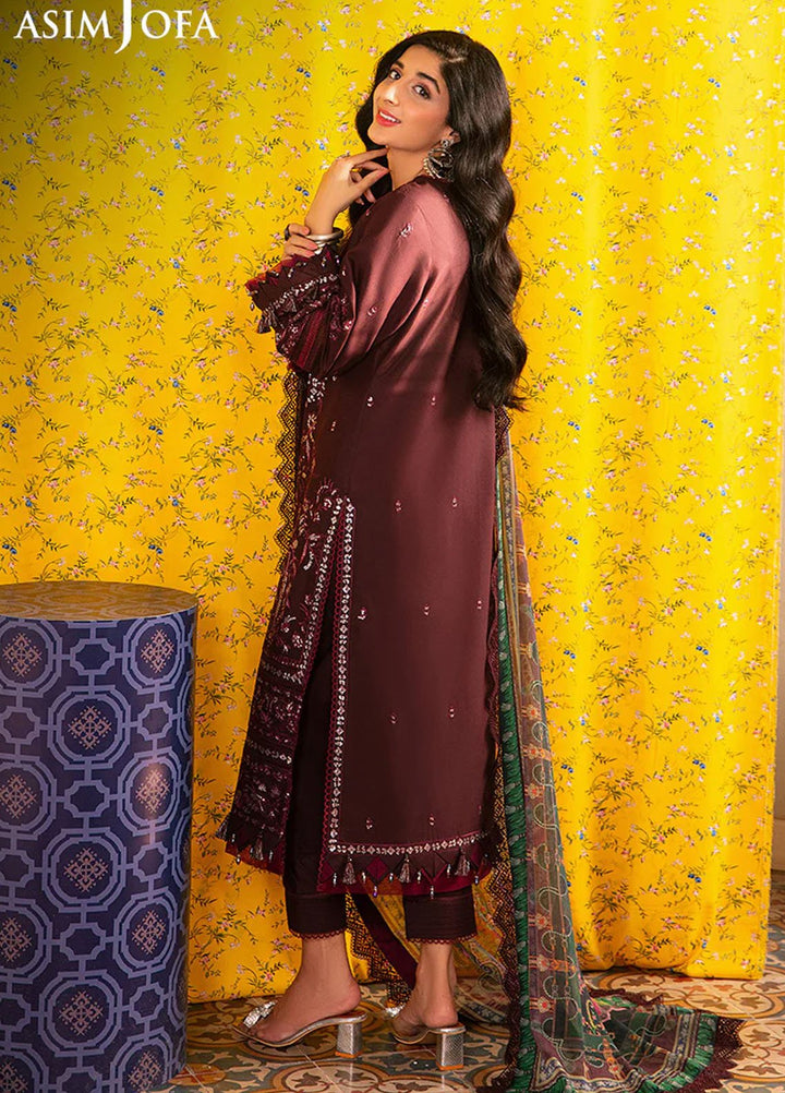 Aira by Asim Jofa Embroidered Lawn Suits Unstitched 3 Piece AJ24AS AJAR-34 - Summer Collection