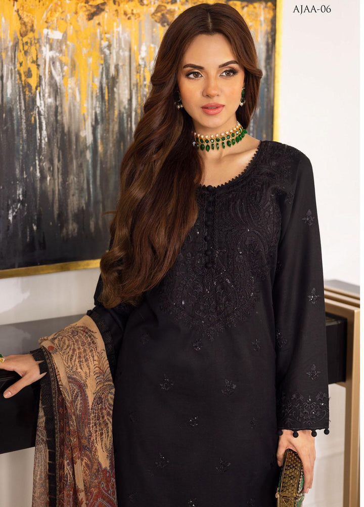 Aira by Asim Jofa Embroidered Lawn Suits Unstitched 3 Piece AJ22AR AJAA-06 - Summer Festive Collection