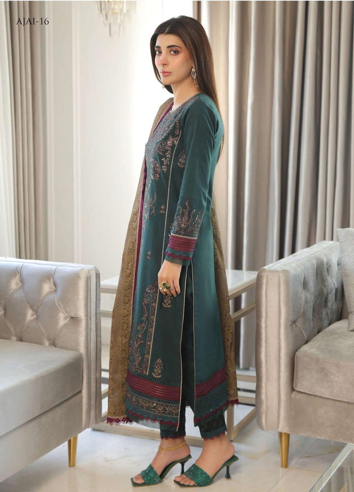 Aira By Asim Jofa Embroidered Cambric Suits Unstitched 3 Piece AJ23A AJAI-16 - Eid Collection