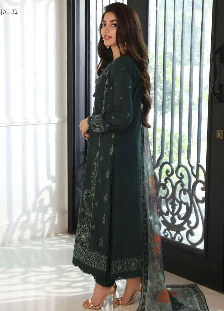 Aira By Asim Jofa Embroidered Cambric Suits Unstitched 3 Piece AJ23A AJAI-32 - Eid Collection