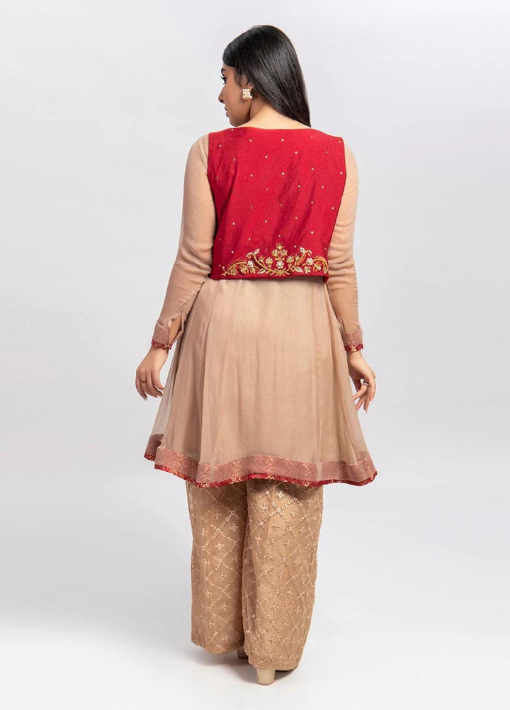 Aisha Fatema Luxury Pret  Chiffon 2 Piece Dahlia