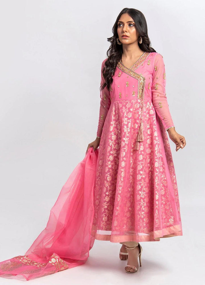 Aisha Fatema Luxury Pret  Jacquard 2 Piece Rosette