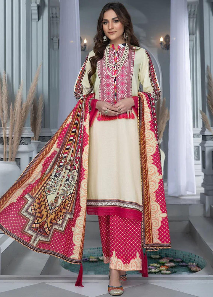 Aizal By Khas Embroidered Lawn Suits Unstitched 3 Piece KHS23AL KL-1686 - Summer Collection