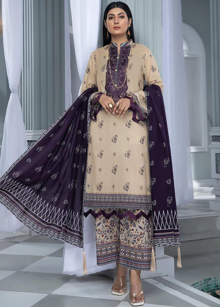 Aizal By Khas Embroidered Lawn Suits Unstitched 3 Piece KHS23AL KL-1688 - Summer Collection