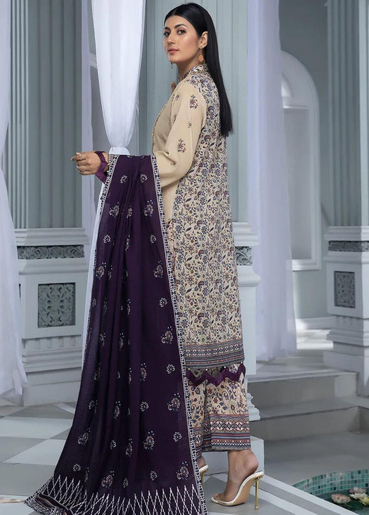 Aizal By Khas Embroidered Lawn Suits Unstitched 3 Piece KHS23AL KL-1688 - Summer Collection