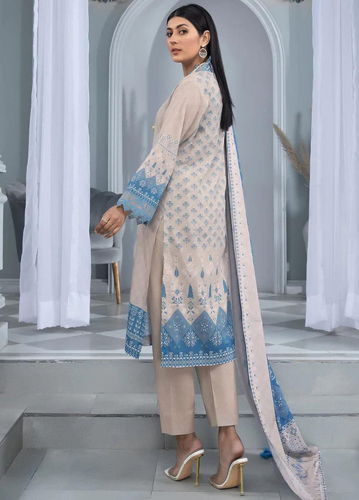 Aizal By Khas Embroidered Lawn Suits Unstitched 3 Piece KHS23AL KL-1691 - Summer Collection