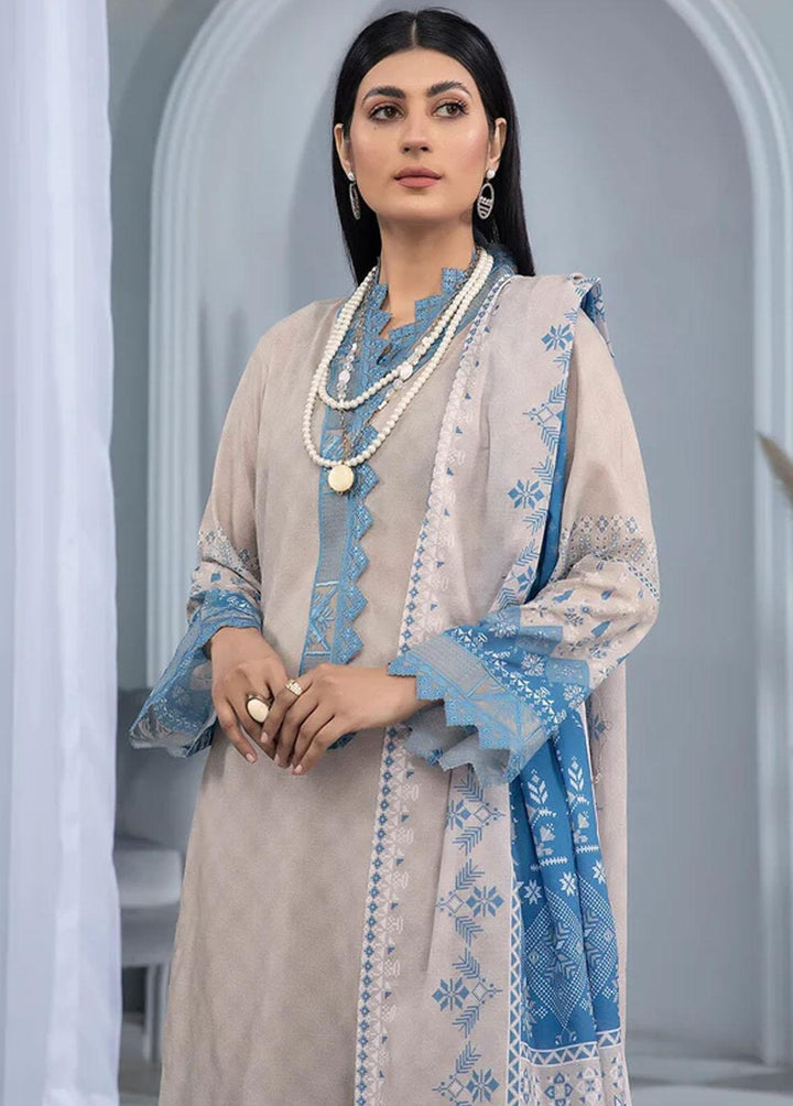 Aizal By Khas Embroidered Lawn Suits Unstitched 3 Piece KHS23AL KL-1691 - Summer Collection