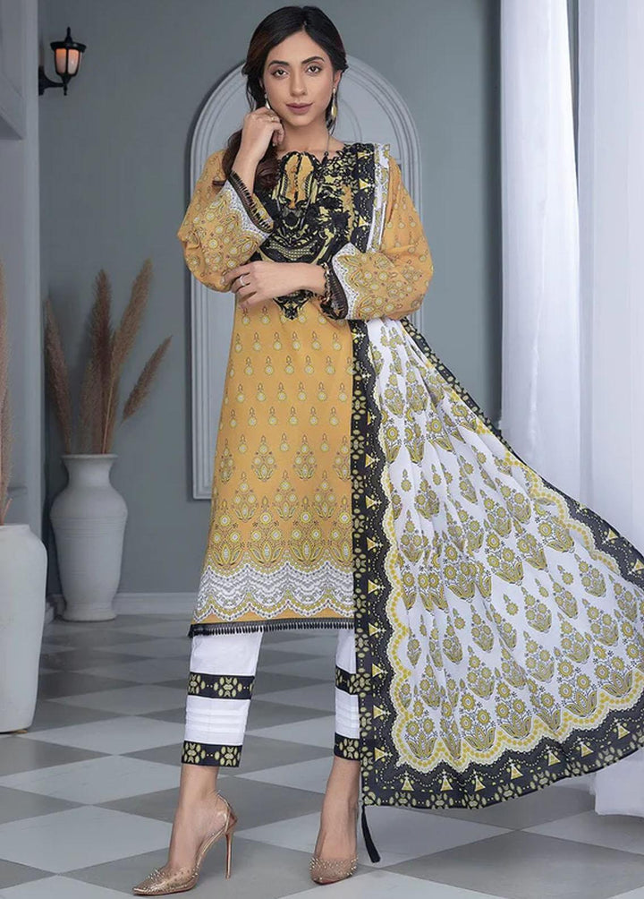 Aizal By Khas Embroidered Lawn Suits Unstitched 3 Piece KHS23AL KL-1695 - Summer Collection