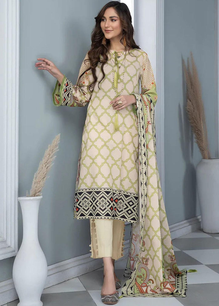 Aizal By Khas Printed Lawn Suits Unstitched 3 Piece KHS23AL KLA-1660 - Summer Collection