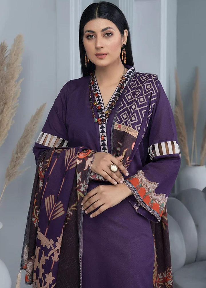 Aizal By Khas Printed Lawn Suits Unstitched 3 Piece KHS23AL KLA-1663 - Summer Collection
