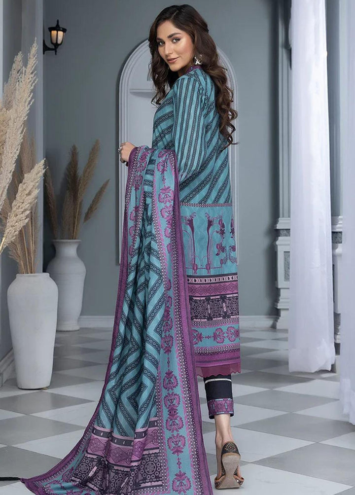 Aizal By Khas Printed Lawn Suits Unstitched 3 Piece KHS23AL KLA-1664 - Summer Collection