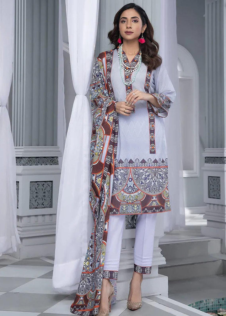 Aizal By Khas Printed Lawn Suits Unstitched 3 Piece KHS23AL KLA-1666 - Summer Collection