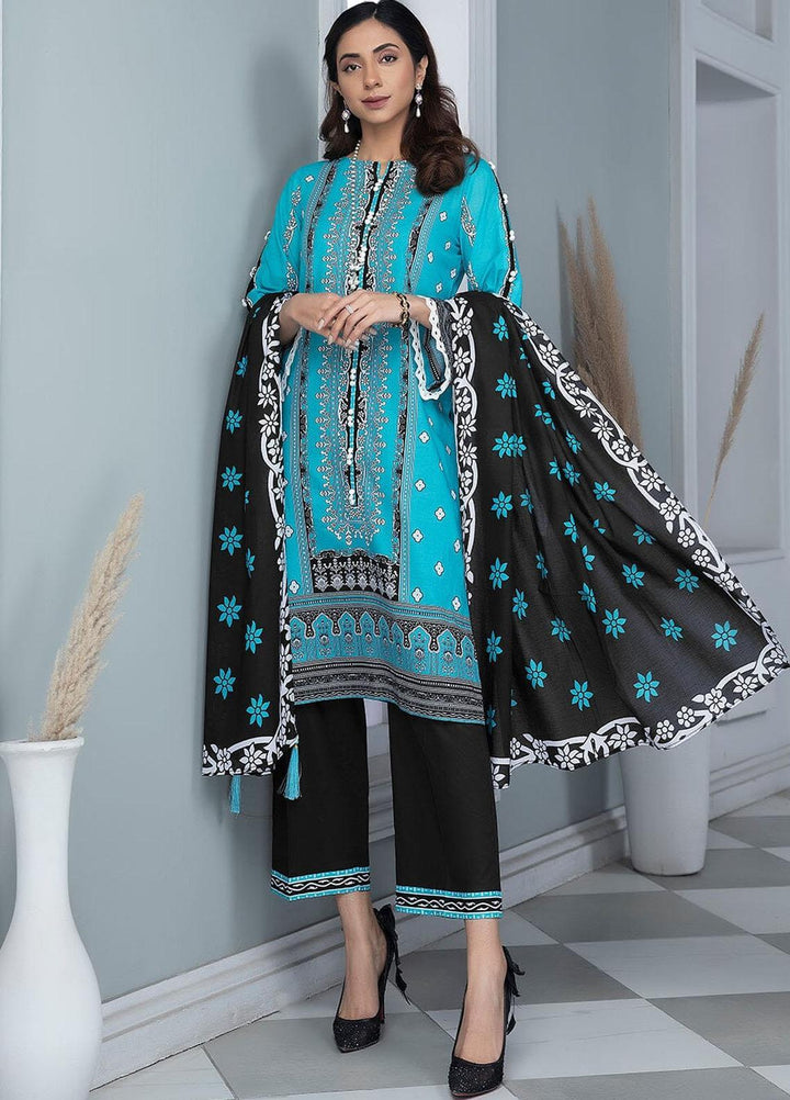 Aizal By Khas Printed Lawn Suits Unstitched 3 Piece KHS23AL KLA-1667 - Summer Collection