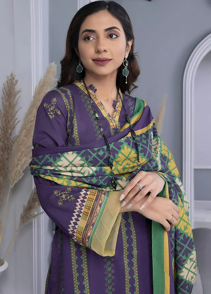 Aizal By Khas Printed Lawn Suits Unstitched 3 Piece KHS23AL KLA-1668 - Summer Collection