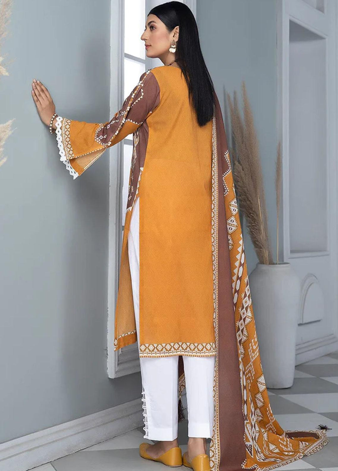 Aizal By Khas Printed Lawn Suits Unstitched 3 Piece KHS23AL KLA-1670 - Summer Collection