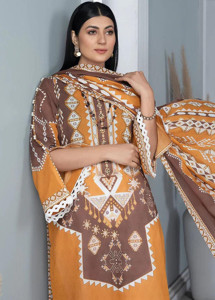 Aizal By Khas Printed Lawn Suits Unstitched 3 Piece KHS23AL KLA-1670 - Summer Collection