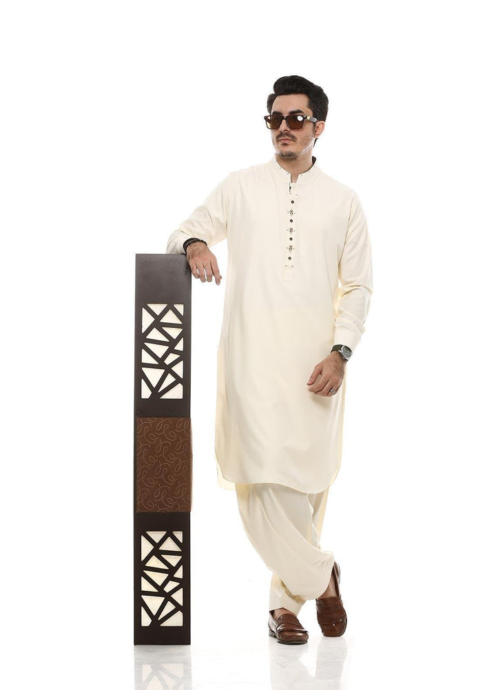 Aizaz Zafar Wash N Wear Formal Kameez Shalwar for Men -  685-B Boskie