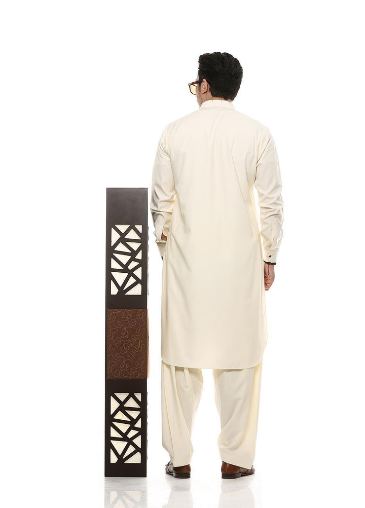 Aizaz Zafar Wash N Wear Formal Kameez Shalwar for Men -  685-B Boskie