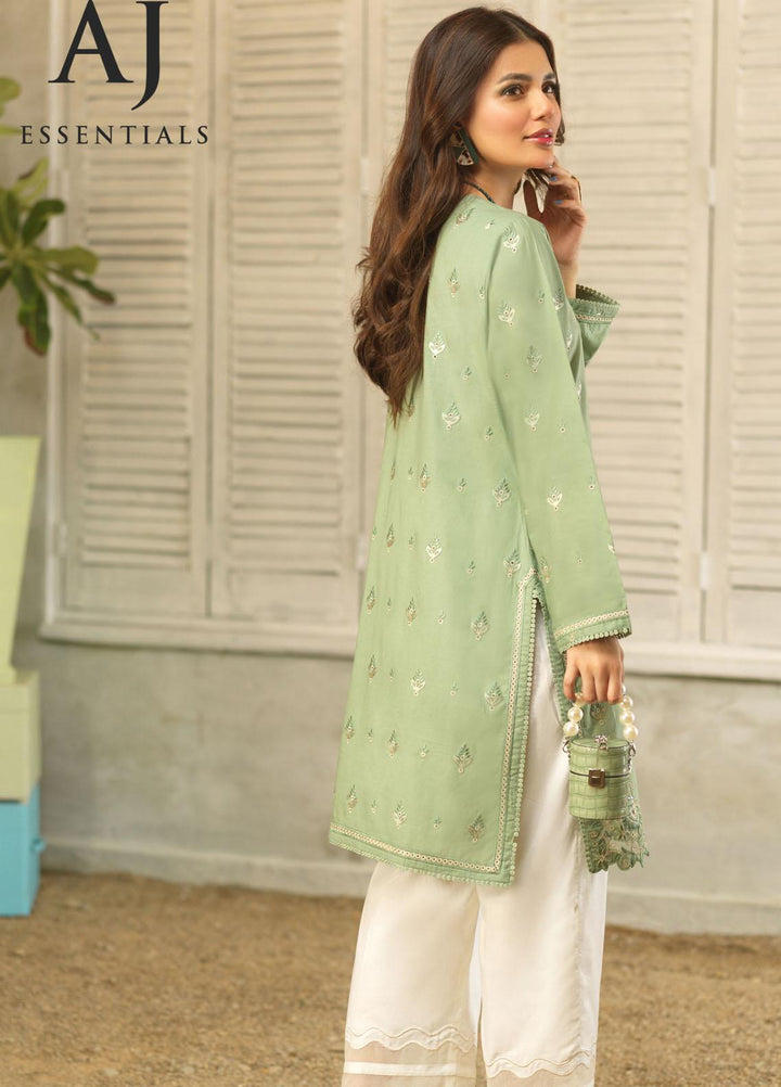 AJ Essentials by Asim Jofa Embroidered Cotton Suits Unstitched 2 Piece AJ22AJ AJES-02 - Summer Collection