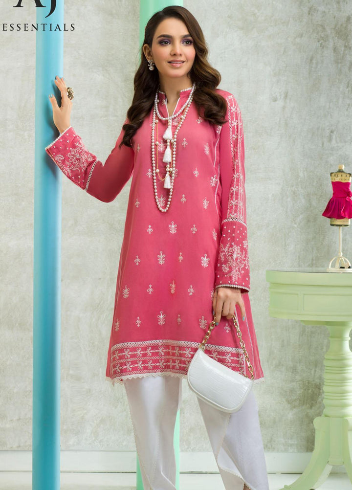AJ Essentials by Asim Jofa Embroidered Cotton Suits Unstitched 2 Piece AJ22AJ AJES-04 - Summer Collection