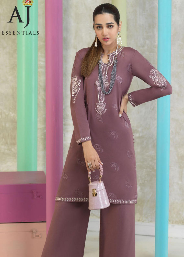 AJ Essentials by Asim Jofa Embroidered Cotton Suits Unstitched 2 Piece AJ22AJ AJES-13 - Summer Collection