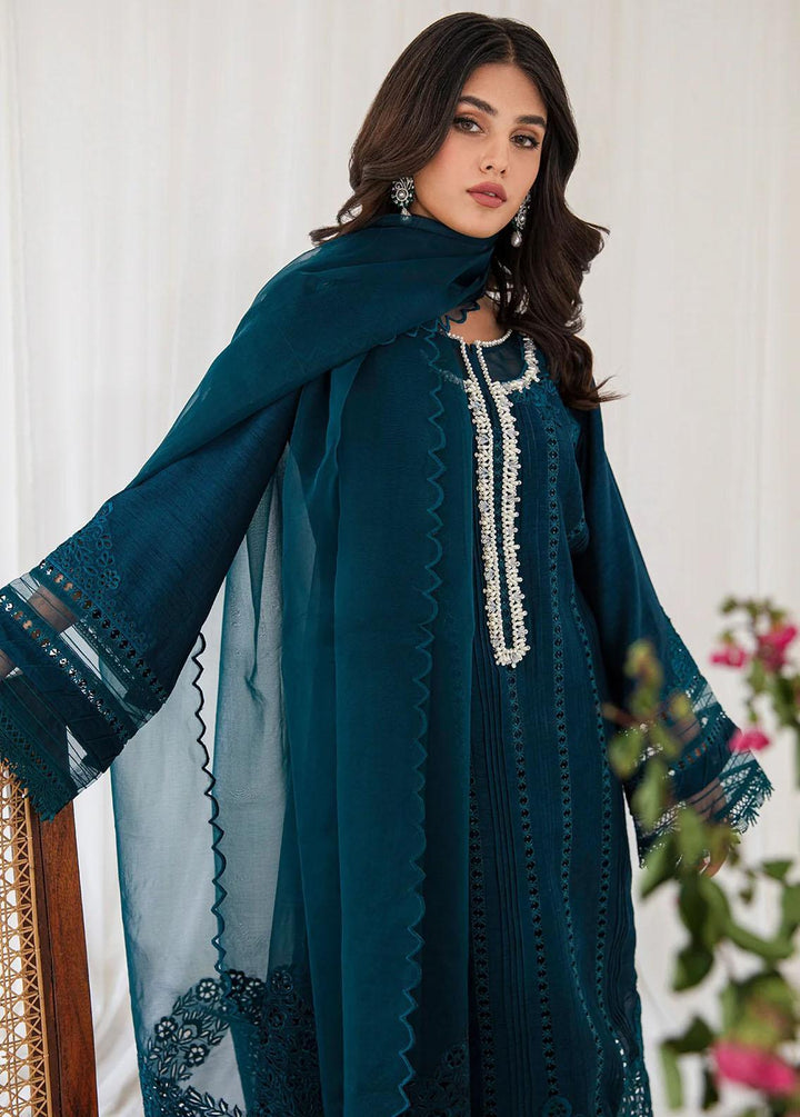 AJR Couture - Abbas Jamil Rajpoot Pret Embroidered Raw silk 4 Piece Suit Aylin