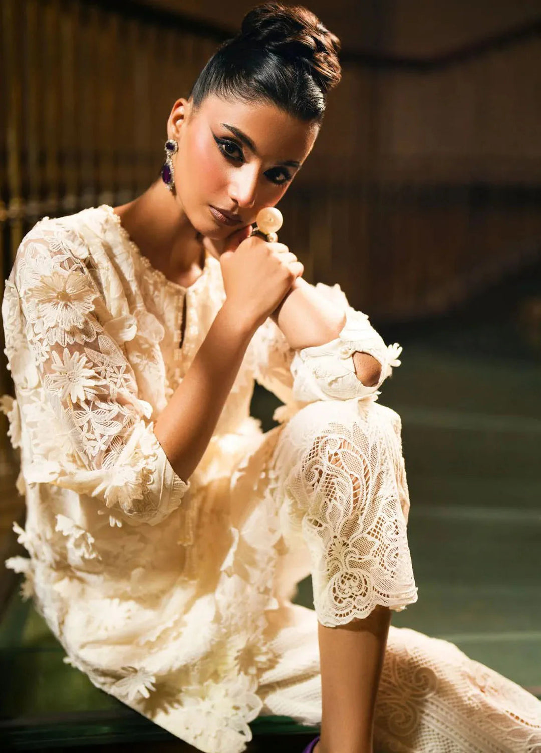 AJR Couture Pret Embroidered 2 Piece Suit Leah