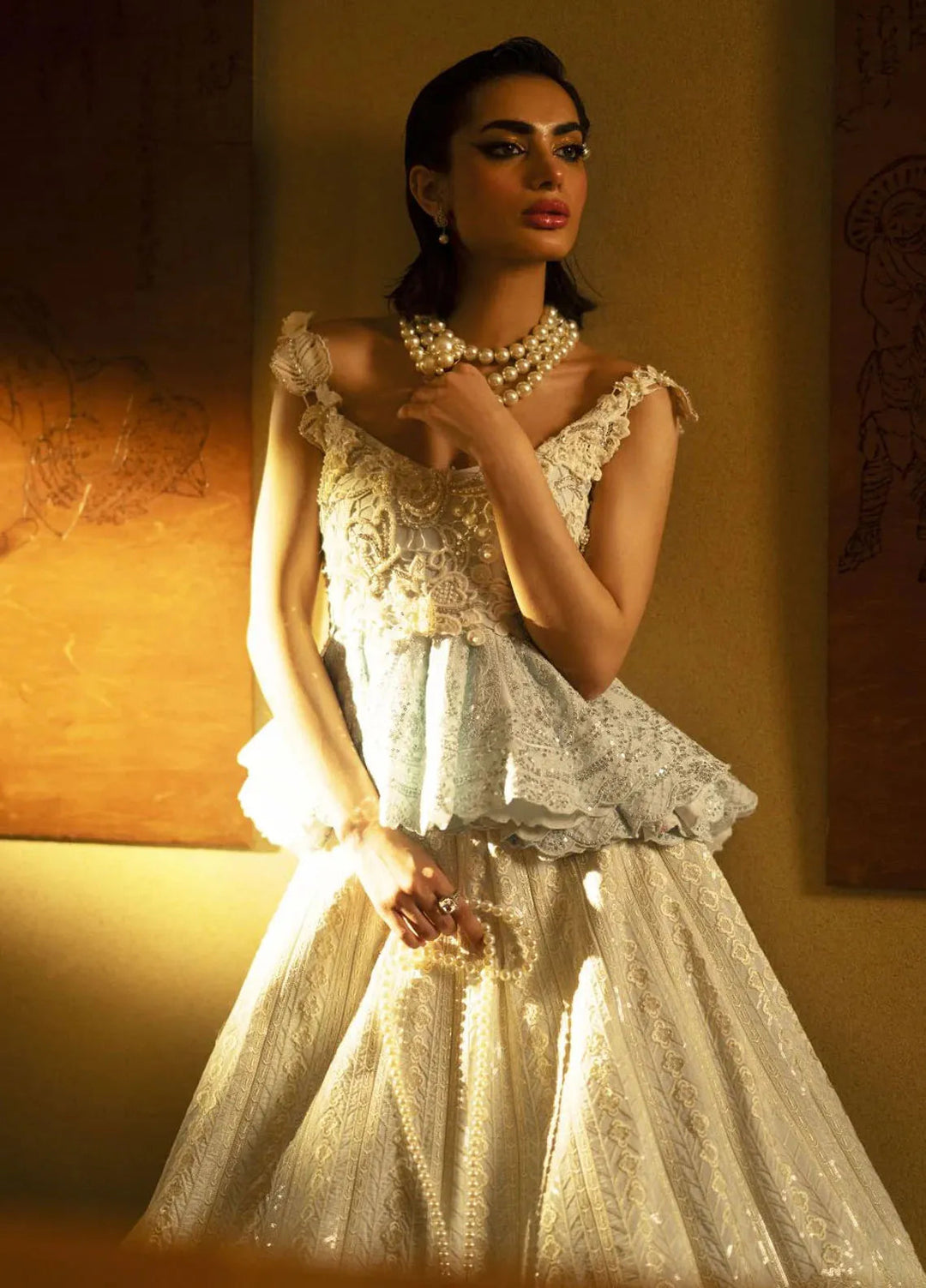 AJR Couture Pret Embroidered 2 Piece Suit Ruba