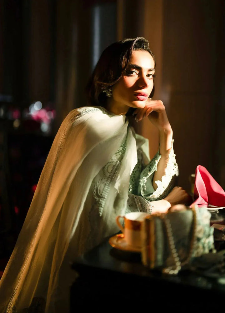 AJR Couture Pret Embroidered 3 Piece Suit Doron