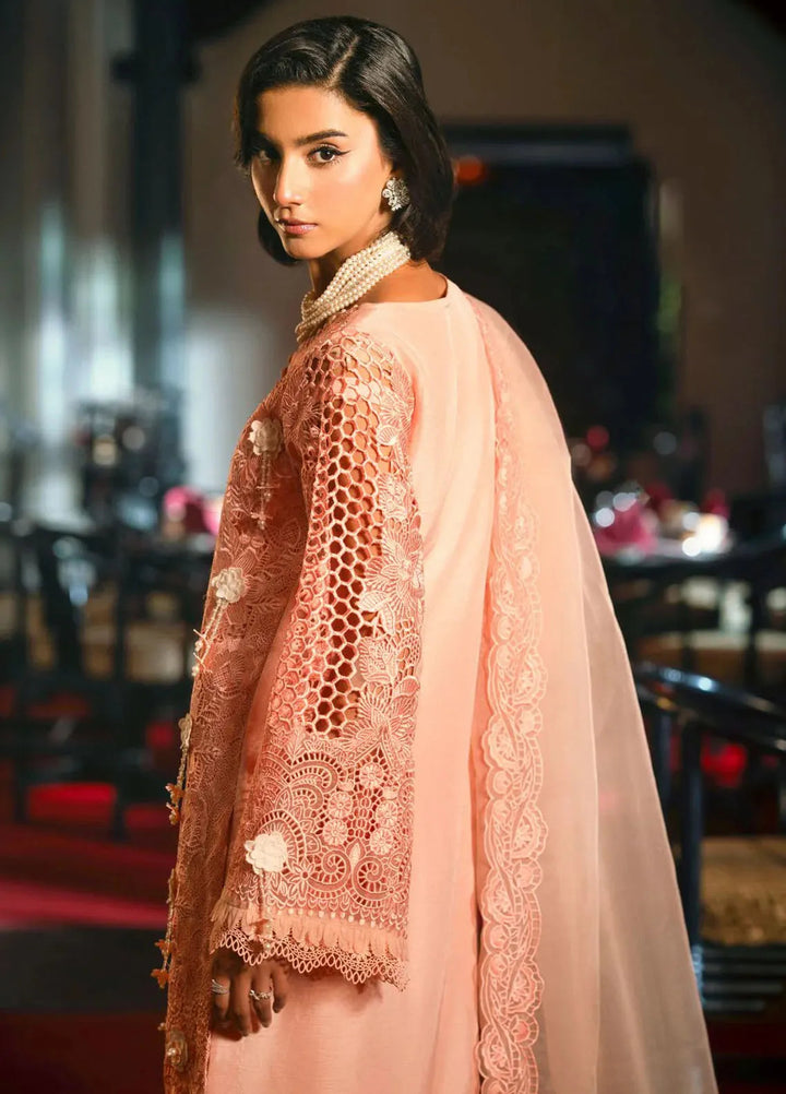 AJR Couture Pret Embroidered 3 Piece Suit Lucent