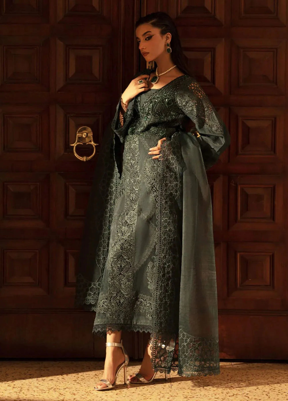 AJR Couture Pret Embroidered 3 Piece Suit Sydney