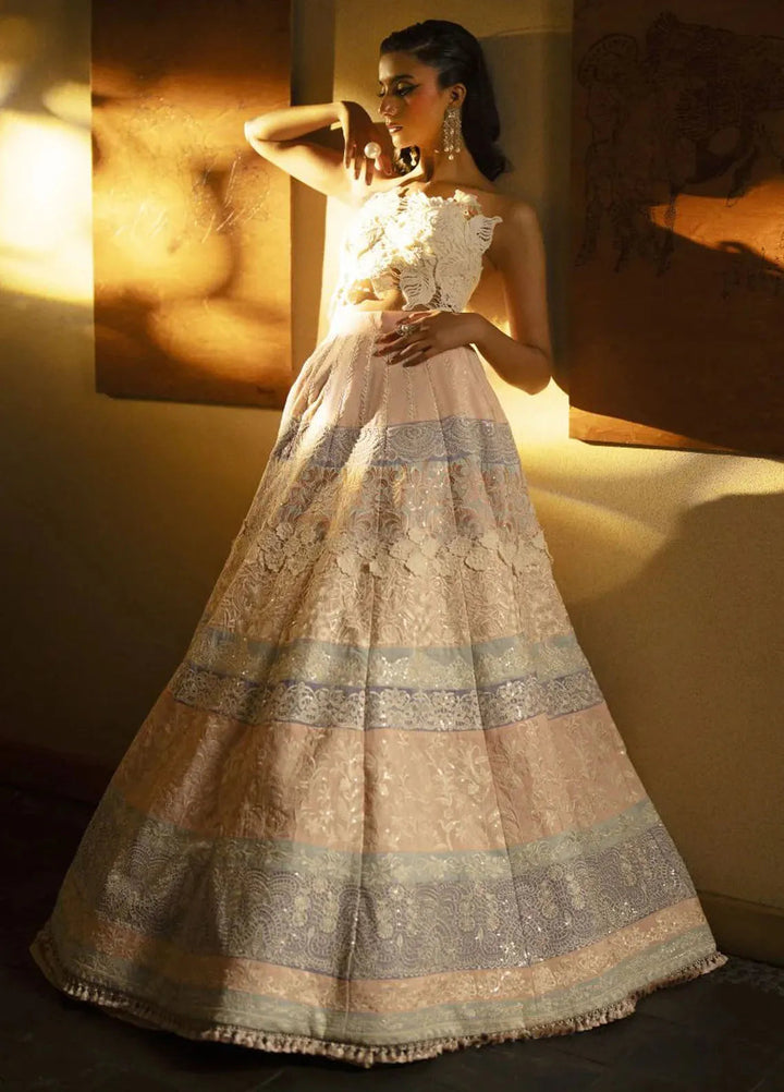 AJR Couture Pret Embroidered 3 Piece Suit Zirah