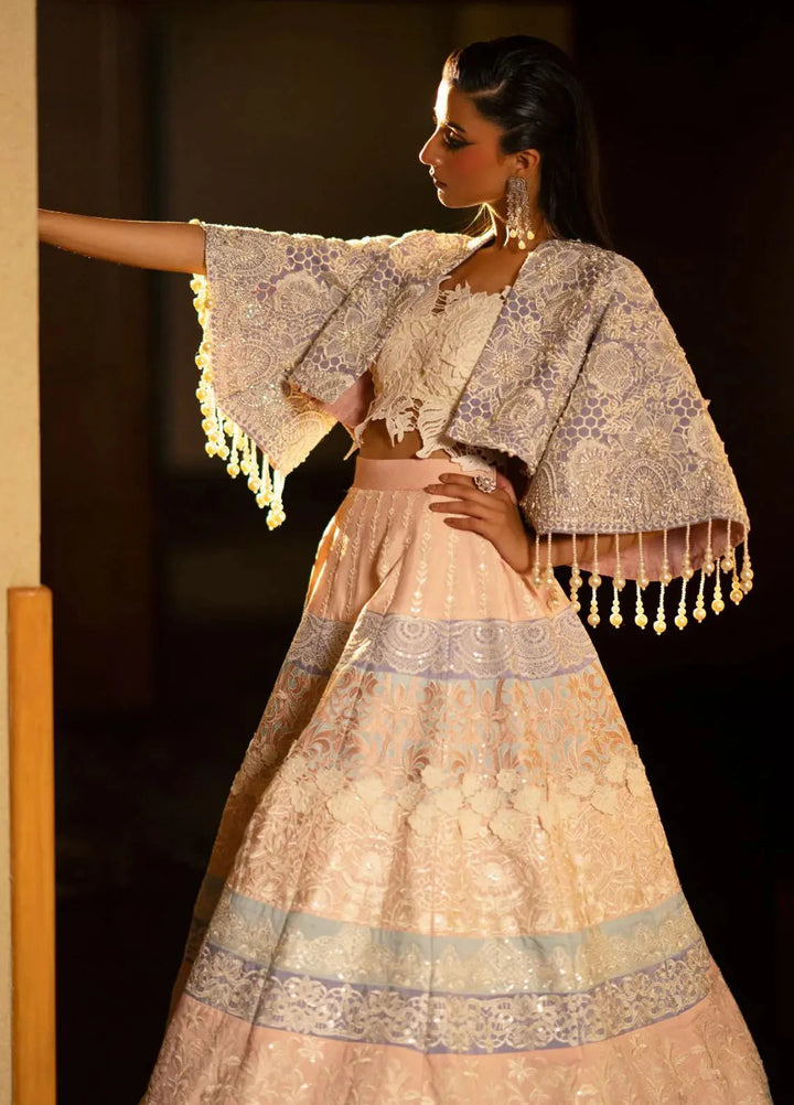 AJR Couture Pret Embroidered 3 Piece Suit Zirah