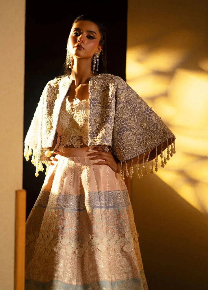 AJR Couture Pret Embroidered 3 Piece Suit Zirah