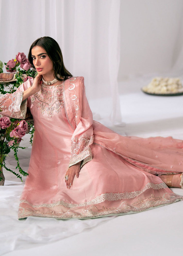 AJR Couture Pret Embroidered Raw Silk 3 Piece Suit DREEMY