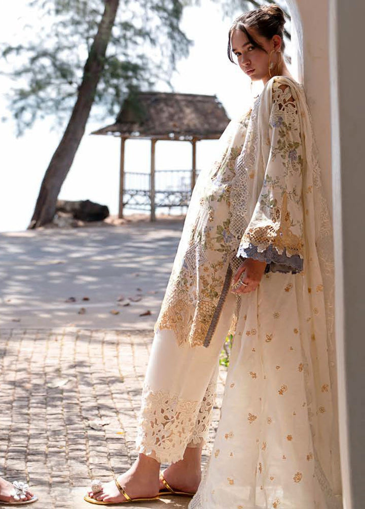 AJR Embroidered Lawn Suits Unstitched 3 Piece AJR25P PK-02 Maze - Summer Collection