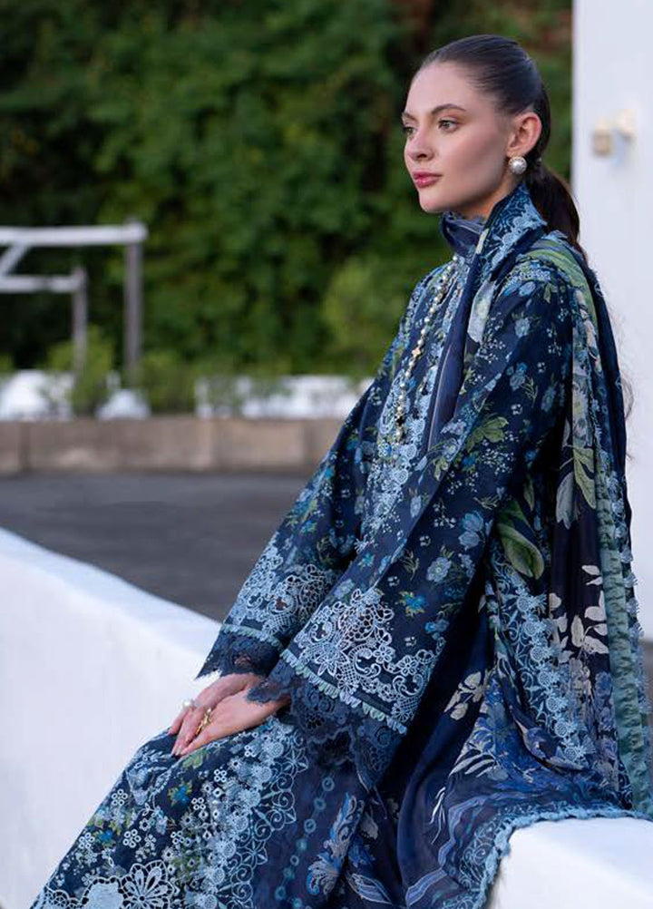 AJR Embroidered Lawn Suits Unstitched 3 Piece AJR25P PK-06 Eden - Summer Collection