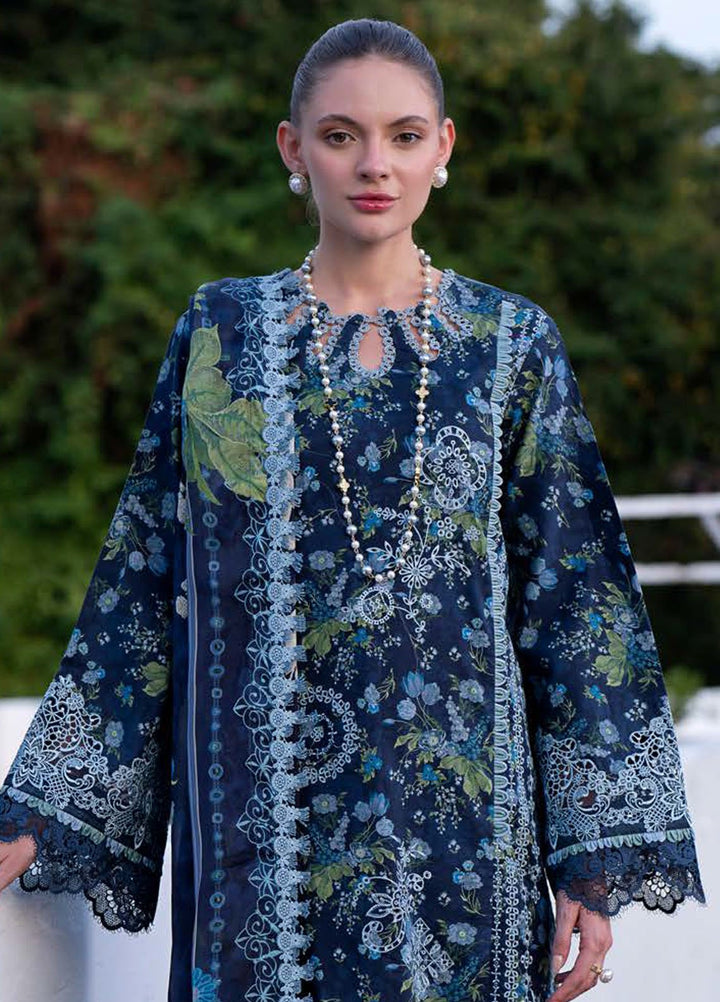 AJR Embroidered Lawn Suits Unstitched 3 Piece AJR25P PK-06 Eden - Summer Collection