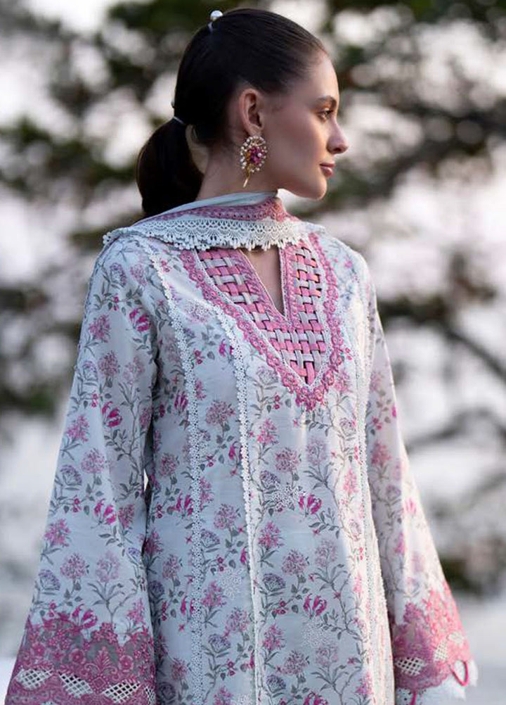 AJR Embroidered Lawn Suits Unstitched 3 Piece AJR25P PK-11 Blush - Summer Collection