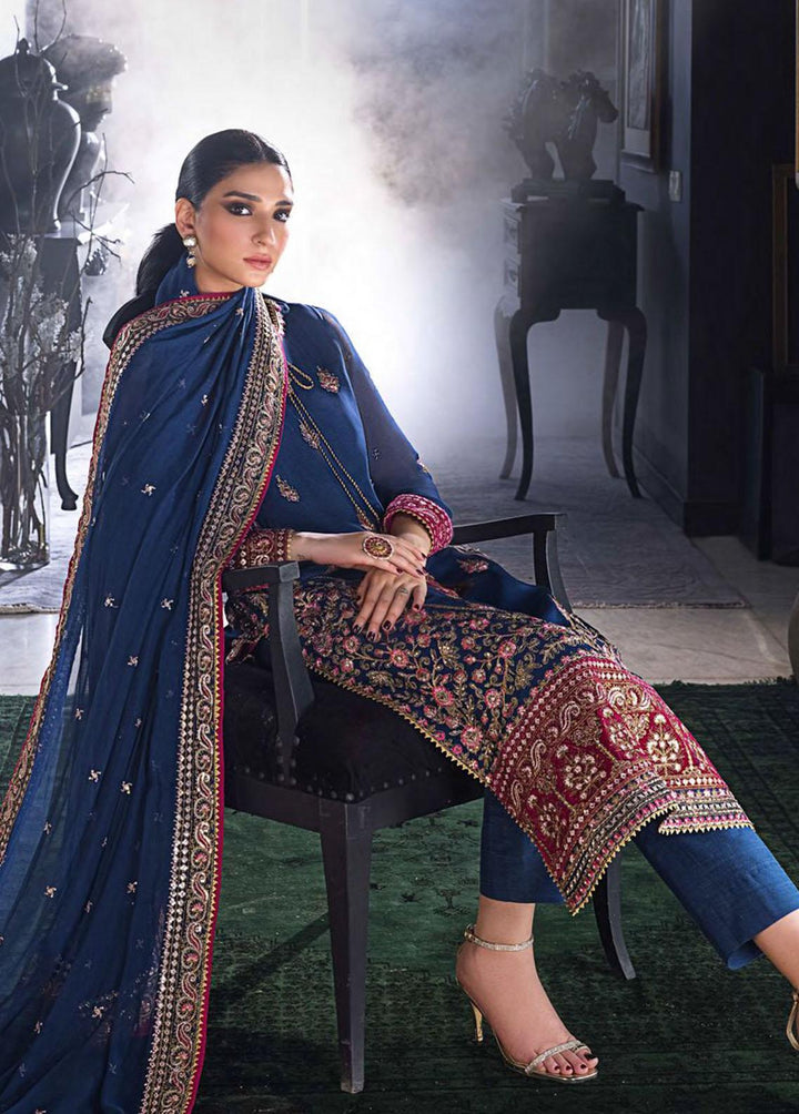 The Ramsha Edit by Asim Jofa Embroidered  Suits Unstitched 3 Piece AJ22RE AJRE-01 - Festive Collection