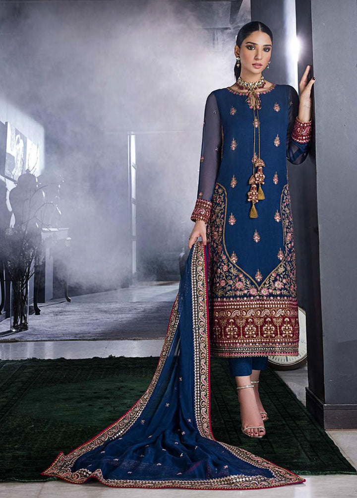 The Ramsha Edit by Asim Jofa Embroidered  Suits Unstitched 3 Piece AJ22RE AJRE-01 - Festive Collection