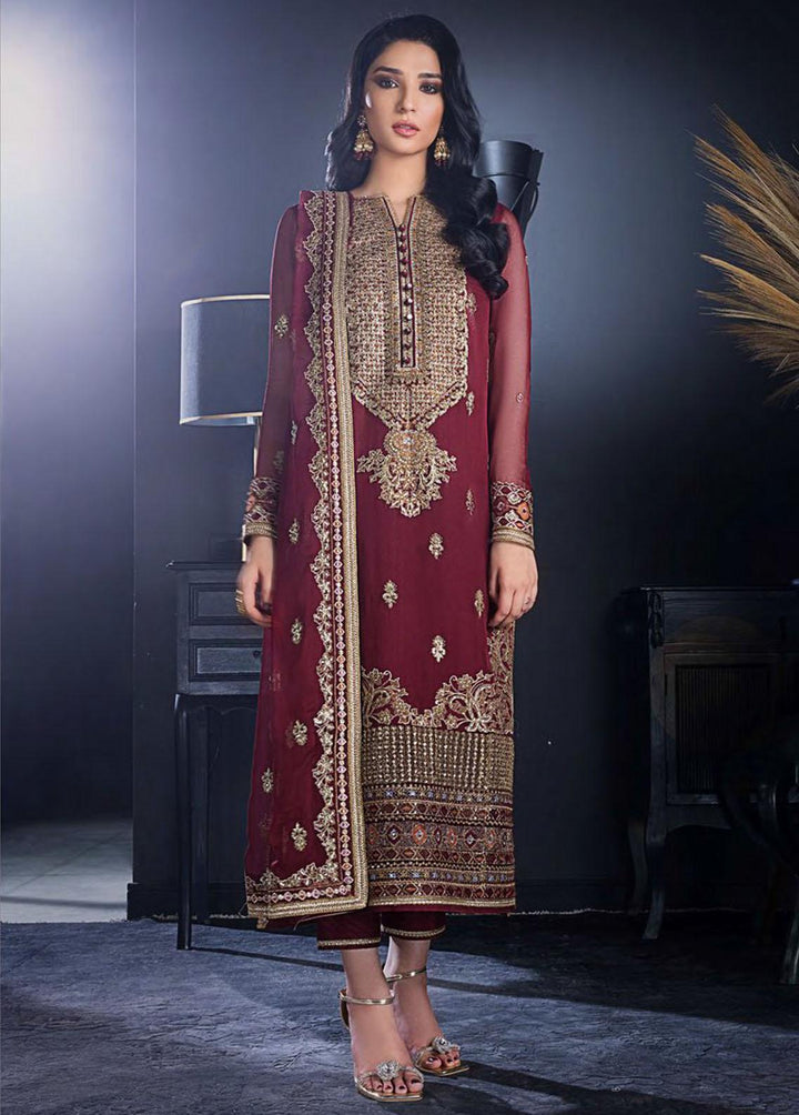 The Ramsha Edit by Asim Jofa Embroidered  Suits Unstitched 3 Piece AJ22RE AJRE-02 - Festive Collection
