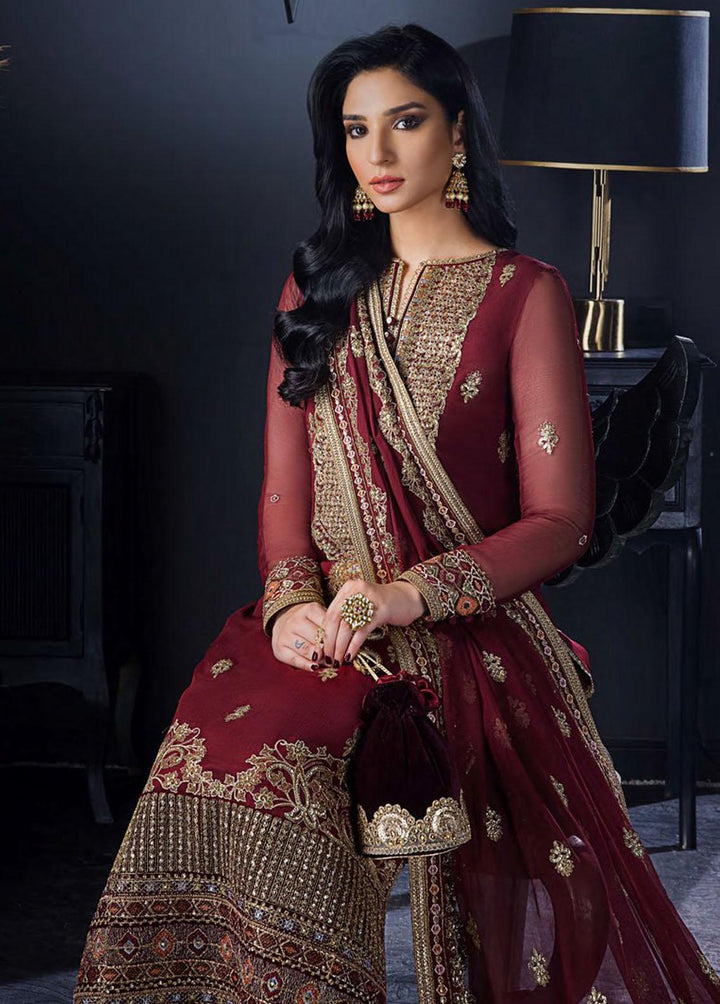 The Ramsha Edit by Asim Jofa Embroidered  Suits Unstitched 3 Piece AJ22RE AJRE-02 - Festive Collection