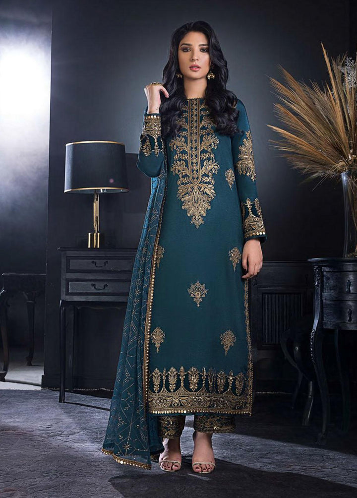 The Ramsha Edit by Asim Jofa Embroidered  Suits Unstitched 3 Piece AJ22RE AJRE-09 - Festive Collection
