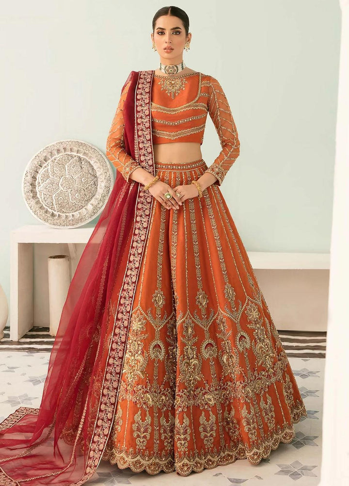 Elinor By Akbar Aslam Embroidered Organza Suits Unstitched 4 Piece  Agney - Luxury Collection