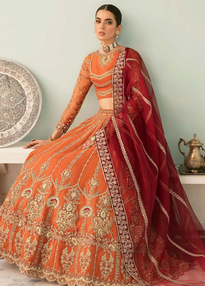 Elinor By Akbar Aslam Embroidered Organza Suits Unstitched 4 Piece  Agney - Luxury Collection